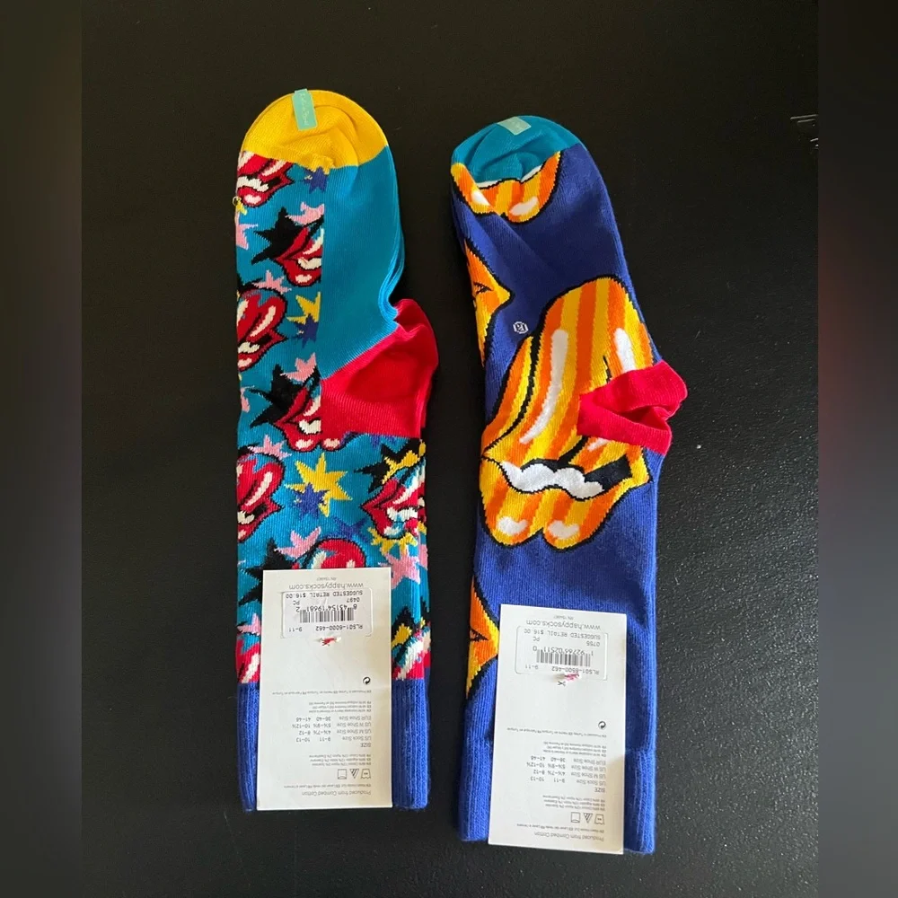 HAPPY SOCKS ROLLING STONES SPECIAL EDITION SOCKS 2 pair